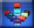 Bunte Stempel